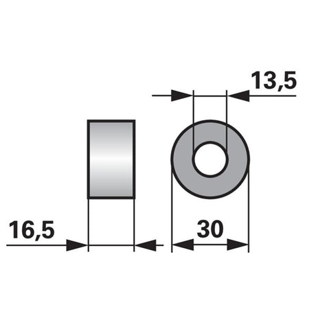 Buchse 883000 zu Dücker Mulcher – Buchsen Ersatzteil