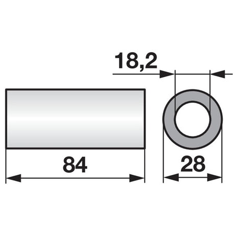 Buchse 92100011 zu Dücker Mulcher – Buchsen Ersatzteil