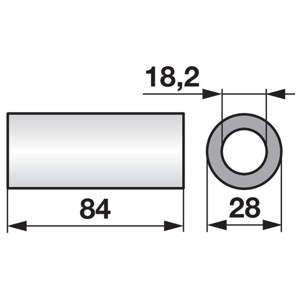 Buchse 92100011 zu Dücker Mulcher – Buchsen Ersatzteil