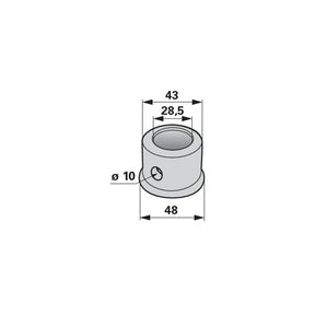 Buchse für Zinkenarm, AD 43 mm SIP 154984100 – Kreiselschwader Ersatzteil