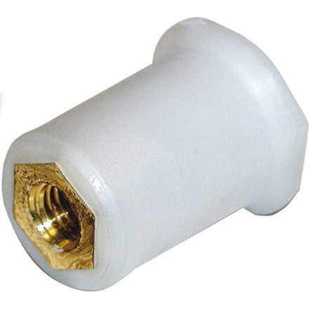 Buchse AD 25 x ID 7 x L 29,5 mm, Kunststoff Quelle 110A – Buchsen Ersatzteil