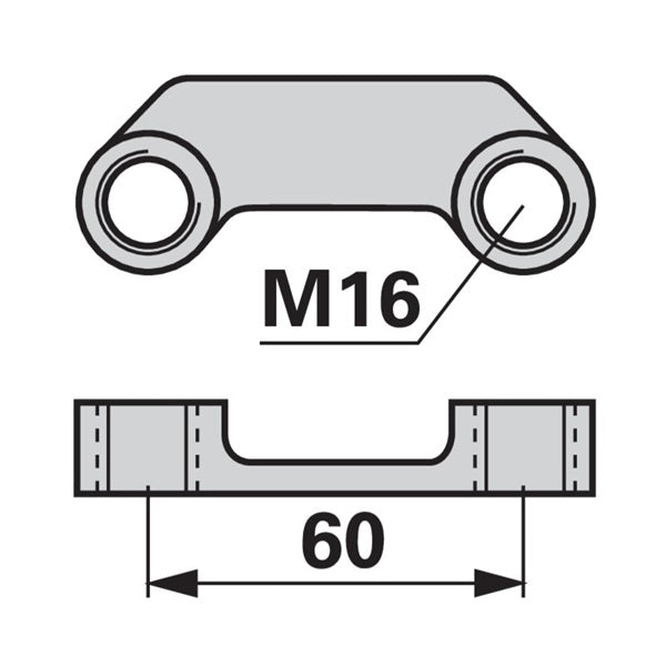 Bügelmutter M16 x1,5 – Schrauben Ersatzteil
