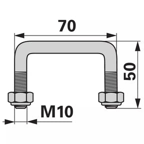 Bügelschraube - M10 – Schrauben Ersatzteil