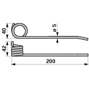Pick-Up Zinke 809135.2 zu Claas – Zinken Ersatzteil