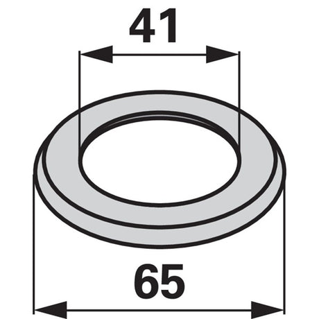 Deckblech AD 65 mm anstelle von Mengele 04077497 – Ladewagen Ersatzteil