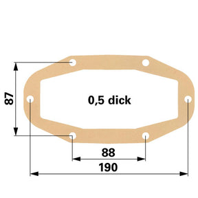Deckeldichtung 6 Zoll – Deckeldichtungen Ersatzteil