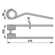 Kreiselheuerzinken VF16607564.86 zu Deutz-Fahr – Zinken für Kreiselheuer Ersatzteil