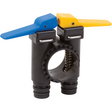 Doppelhahn Gelb, Blau 00047310 von Rau - Kverneland – Landtechnik Ersatzteil