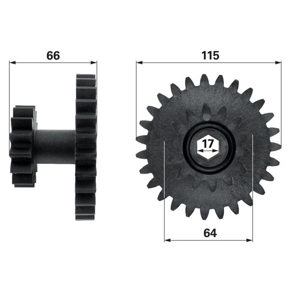 Doppelschwingrad Nordsten 7000 032380 – Landtechnik Ersatzteil