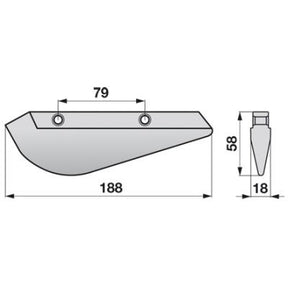 Drillschare anstelle von Isaria S-14382 – Drill Schare Ersatzteil