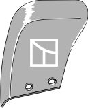 Düngereinlegerblech - links MF3940773 zu Massey Ferguson
