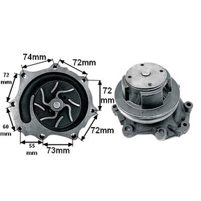 Wasserpumpe EAPN8A513F mit Dichtung zu Ford – Traktorkühlwasserpumpe Ersatzteil
