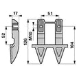 ESM Doppelfinger Mulchfinger 331.0250 – Mulcher Ersatzteil