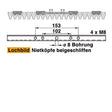 ESM Mähmesser 107 cm 249.1350 – Messer für Balkenmäher Ersatzteil