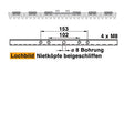 Mähmesser 137 cm Esm 249.1370 mit 27 Klingenspitzen – Klingen für Balkenmäher Ersatzteil