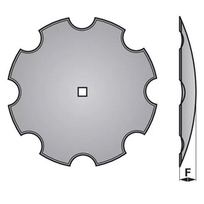 Eggenscheibe - gezahnt - Außendurchmesser 660 mm – Egge Ersatzteil