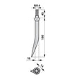 Eggenzahn 18x190 gebogen M14, Vierkant 14 mm – Egge Ersatzteil