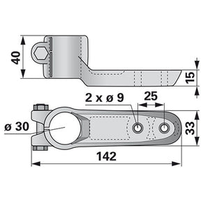 Esm Armhalter für Untermesser 272.0450 – Halter für Balkenmäher Ersatzteil