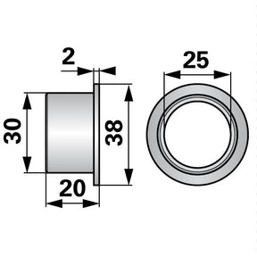 Esm Bronzebüchse Dm 25 mm 324.2920 – Buchsen Ersatzteil