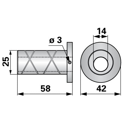 Esm Exzenterbolzen Dm 25 mm 323.0820 – Landtechnik Ersatzteil
