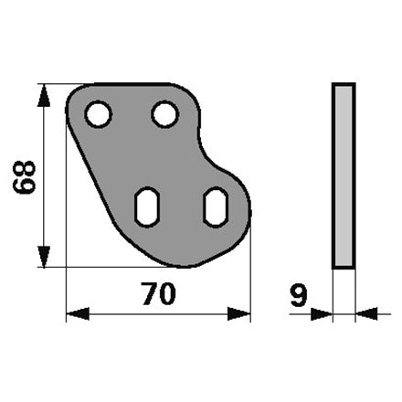 Esm Halter 335.2360 – Halter für Balkenmäher Ersatzteil