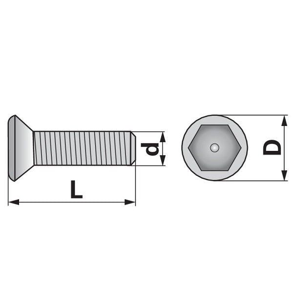 Esm Senkschraube M12 x 20 mm 323.2660 – Deutz Sechskantschrauben Ersatzteil