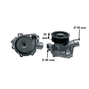 Wasserpumpe F716200610010 mit Dichtung zu Fendt – Dichtungen Ersatzteil