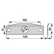 Federblech 253152 zu Rapid – Landtechnik Ersatzteil