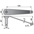 Federbügel ESM 2670410 - Variante 1 – Halter für Balkenmäher Ersatzteil