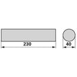 Federelement - 230x40 mm – Sonstiges für Traktor Ersatzteil