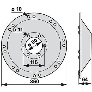 Glocke Oben 160584 zu Fella
