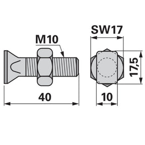 Fingerschraube M10x40 – Schrauben Ersatzteil