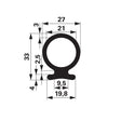 Fingerschutzprofil AD 27 mm – Sonstiges für Balkenmäher Ersatzteil