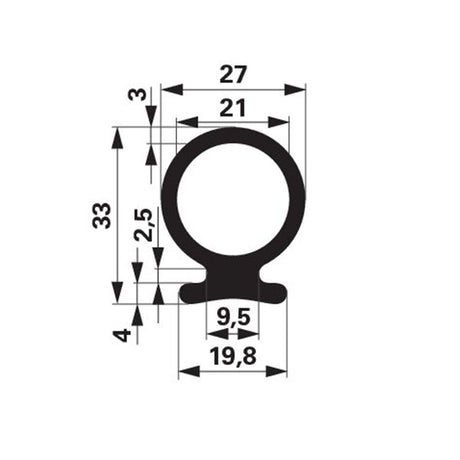 Fingerschutzprofil AD 27 mm – Sonstiges für Balkenmäher Ersatzteil