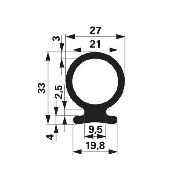Fingerschutzprofil AD 27 mm – Sonstiges für Balkenmäher Ersatzteil
