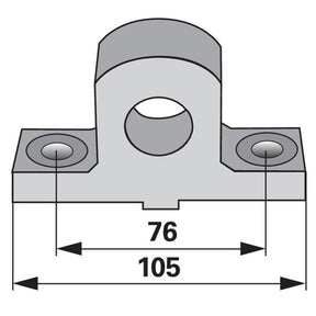 Flansch 670395.3 zu Claas Mähdrescher - Variante 1 – Flansch Ersatzteil