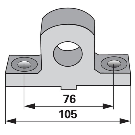 Flansch 670395.3 zu Claas Mähdrescher - Variante 1 – Flansch Ersatzteil