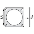Flanschdichtung 8 Zoll Bauer System – Bauer Ersatzteil