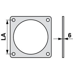 Flanschdichtung 8 Zoll Bauer System – Bauer Ersatzteil