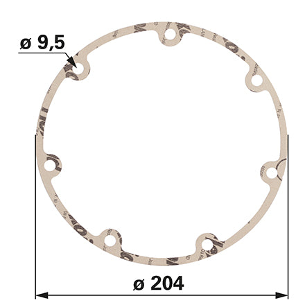 Flanschdichtung AD 204 mm Jurop 1680707500 – Gülletechnik Ersatzteil