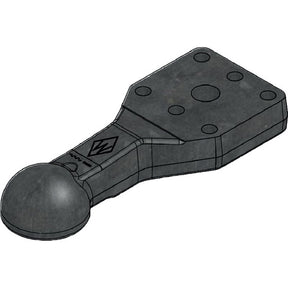 Flanschzugöse ZKK80 horizontal, 130 x 115 mm - Variante 1 – Anhängertechnik Ersatzteil