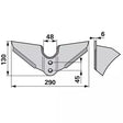 Flügelschar - Arbeitsbreite 290 mm – Grubber Ersatzteil