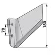 Flügelschar - links - Arbeitsbreite 180 mm – Grubber Flügel Ersatzteil
