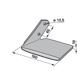 Flügelschar - links - Arbeitsbreite 180 mm – Grubber Flügel Ersatzteil