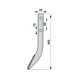 Fräshaken FK090040 zu Baselier – Fräsmesser Ersatzteil