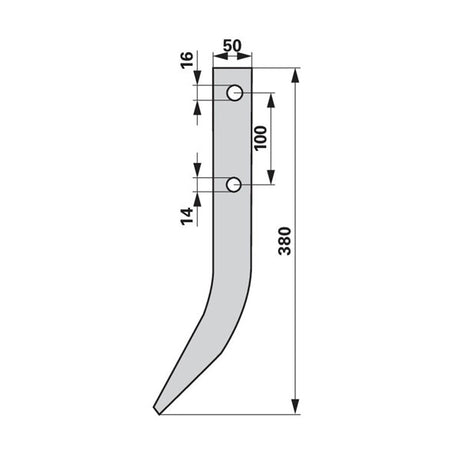 Fräshaken - Steinschläger 089.01579 zu Grimme Gruse – Fräsmesser Ersatzteil