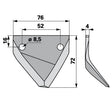 Mischwagen - Fräsmesser 24479056 zu Seko – Fräsmesser Ersatzteil