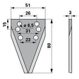 Mischwagen - Fräsmesser zu Walker - Variante 1 – Fräsmesser Ersatzteil