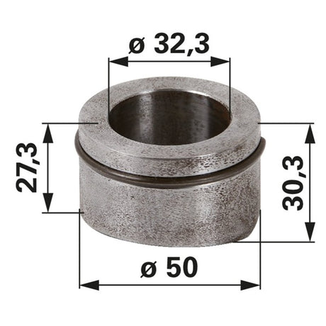 Führungshülse oben, AD 32 mm KU2000 – Buchsen Ersatzteil
