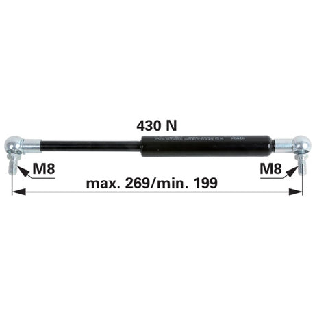 Gasdruckfeder 5089549 zu New Holland – Traktor Gasdruckfedern Ersatzteil